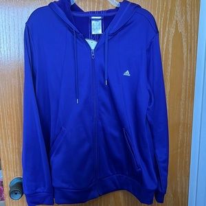 Adidas Luna purple hooded track suit